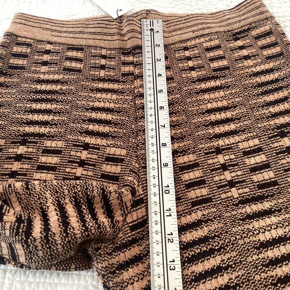 NWT Free People X Mandinga Knit Flared Pants Size L Geometric High-Waisted Boho - Picture 5 of 14